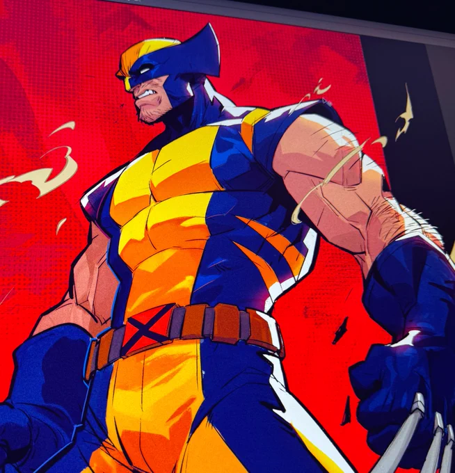 Wolverine wip for my Xmen stuff  #characterdesign #comics #xmen 