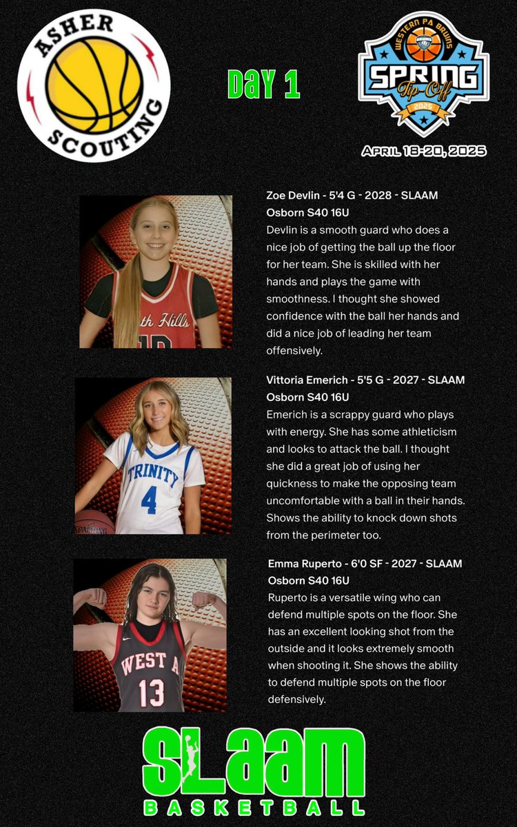 slaambasketball (@slaambasketball) on Twitter photo π #SLAAMFam domination! <a href="/SLAAM2027Osborn/">SLAAM Basketball 2027 Osborn</a> cruised to 2 big wins on Day 1 at <a href="/WPABruinsTipOff/">WPABruins2025TipOff</a>! π₯ <a href="/AsherScouting/">Asher Scouting</a> gave glowing evals to <a href="/emma_ruperto/">Emma Ruperto</a>, <a href="/vittoriaemerich/">Vittoria Emerich</a>, & <a href="/Zoe_Devlin3/">Zoe Devlin</a> for their skills and energy. So proud of our squad! πͺ #SLAAMBasketball π #SLAAMFam domination! <a href="/SLAAM2027Osborn/">SLAAM Basketball 2027 Osborn</a> cruised to 2 big wins on Day 1 at <a href="/WPABruinsTipOff/">WPABruins2025TipOff</a>! π₯ <a href="/AsherScouting/">Asher Scouting</a> gave glowing evals to <a href="/emma_ruperto/">Emma Ruperto</a>, <a href="/vittoriaemerich/">Vittoria Emerich</a>, & <a href="/Zoe_Devlin3/">Zoe Devlin</a> for their skills and energy. So proud of our squad! πͺ #SLAAMBasketball