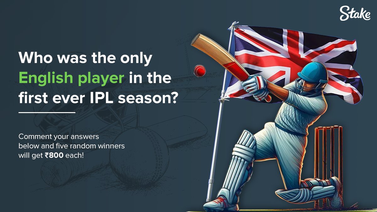 StakeIND's tweet photo. 🚨TIME FOR TRIVIA 🚨

Drop your answers in the comments below. 👇

Answer correctly and you could be one of the 5 lucky winners to win ₹800 each. ⚡️💸

#IPL2025 #CricketFever https://t.co/ZtqAz02Kga