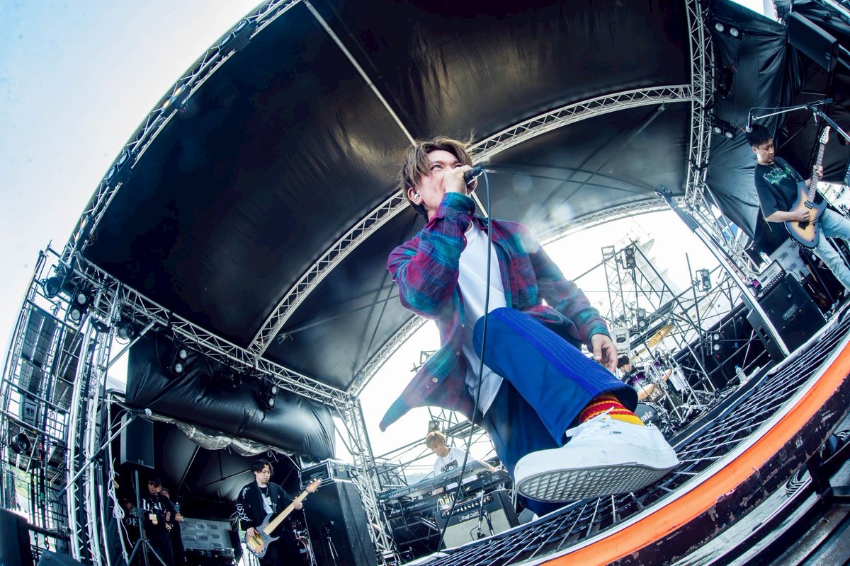 THEHitchLowke's tweet photo. MAIZURU PLAYBACK FES. 2025

📸 @Rihito_Otsuka 

#playbackfes 
#THEHitchLowke 
#ヒッチローク https://t.co/lysBvcmXUE