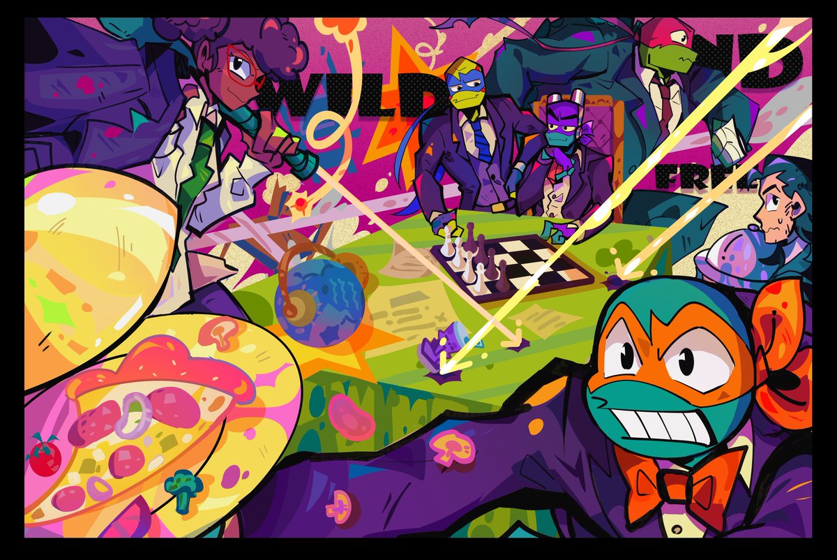 ruby_mortensen's tweet image. #rottmnt 
🎩🕶️🎓