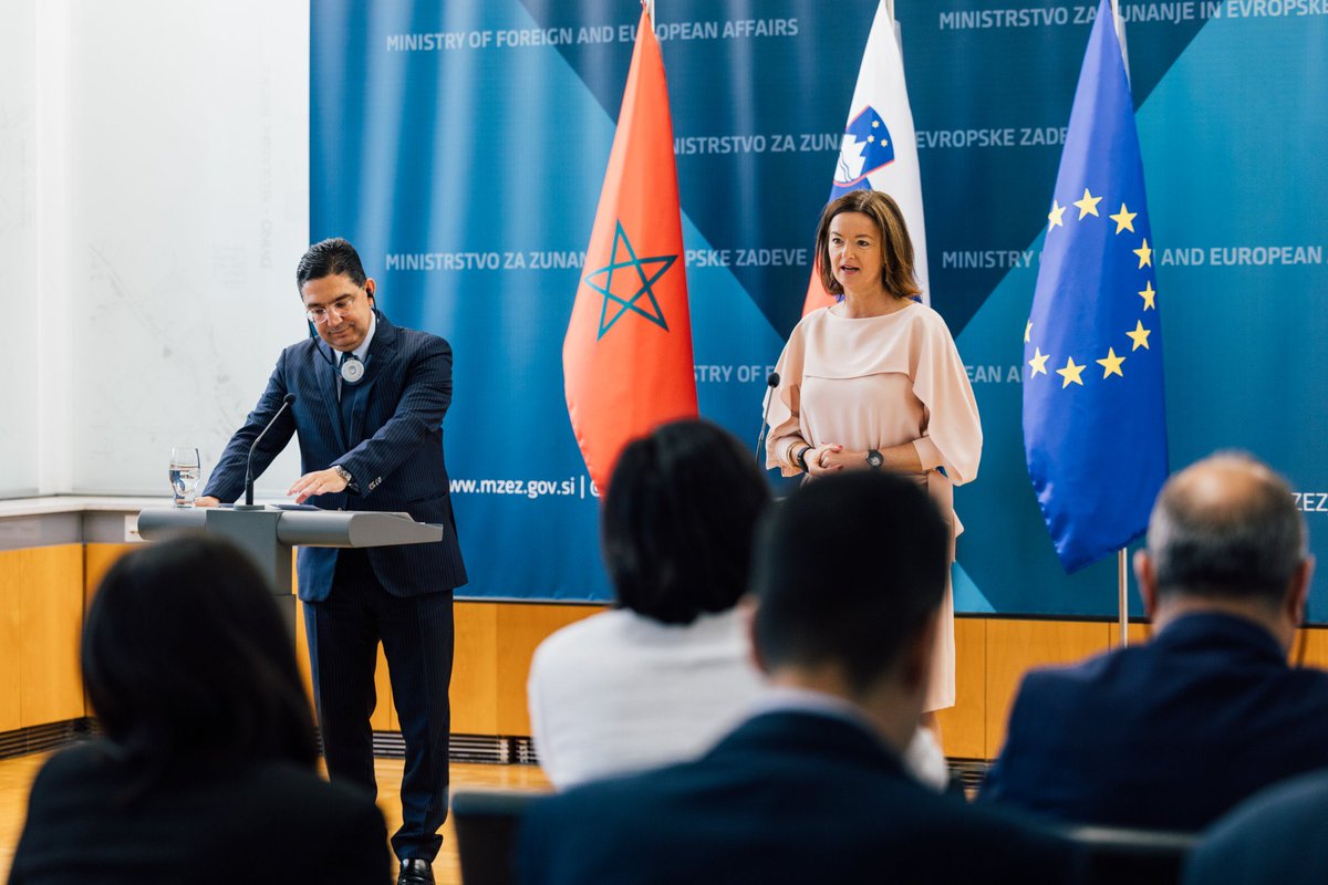 📝🇪🇭🇸🇮 | عـــاجـــل : #سلوفينيا تفند أكاذيب وأباطيل بوريطة ووكالة الأنباء المغربية وتؤكد دعمها لحق الشعب الصحراوي في تقرير المصير وفقا لقرارات الأمم المتحدة ذات الصلة ومبادئ وأهداف ميثاق الأمم المتحدة ولعمل بعثة الأمم المتحدة للاستفتاء في الصحراء الغربية (مينورسو).