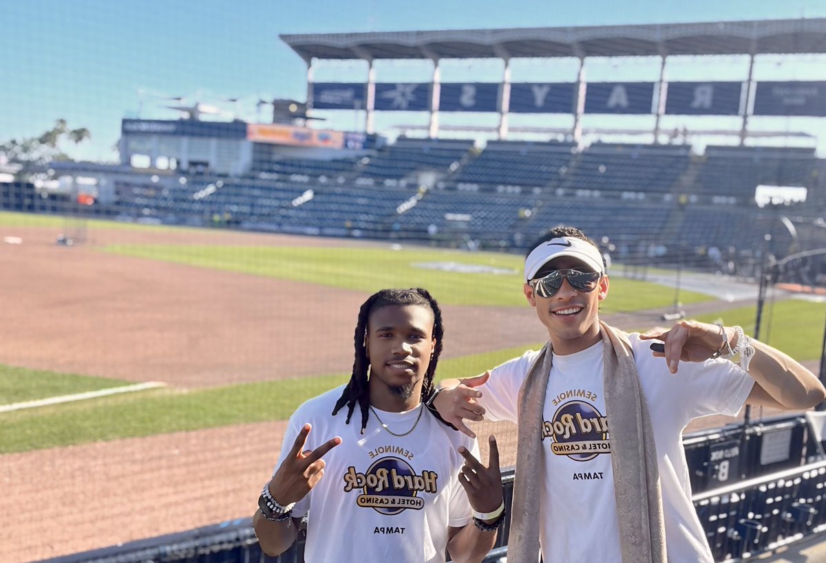 Best time <a href="/RaysBaseball/">Tampa Bay Rays</a> with <a href="/SHRTAmbassadors/">Hard Rock Tampa Ambassadors</a> <a href="/SHRTampa/">Seminole Hard Rock Tampa</a>!!