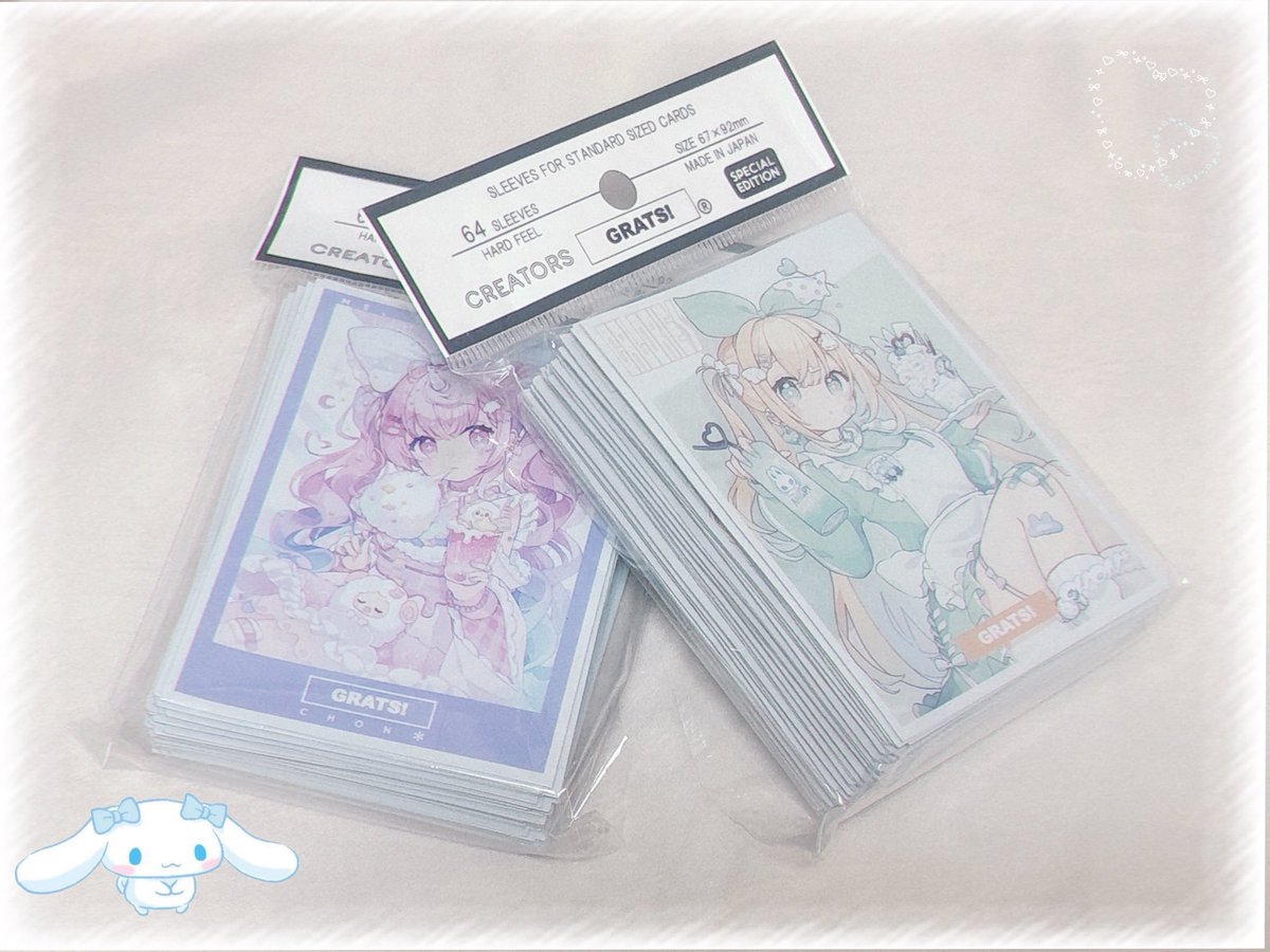 _u_u_tya's tweet image. かわいいスリーブ買いました(ᐢ ̥_  _ ̥ᐢ)

 #デュエマ