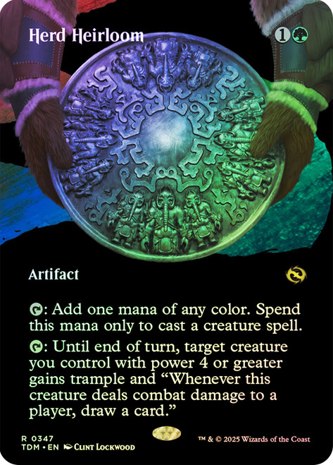 Not sure people realize just how good this card is, it does everything:

- Add one mana for two
- Gives a creature trample
- Generates card advantage every turn

Easily my favorite artifact from #MTGTarkir.