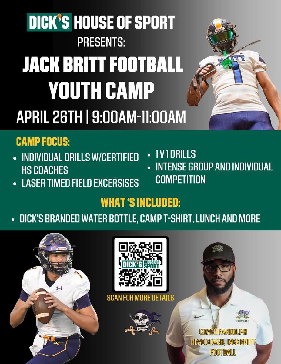 Put it on your schedule ⏰‼️
#jackbrittfootball