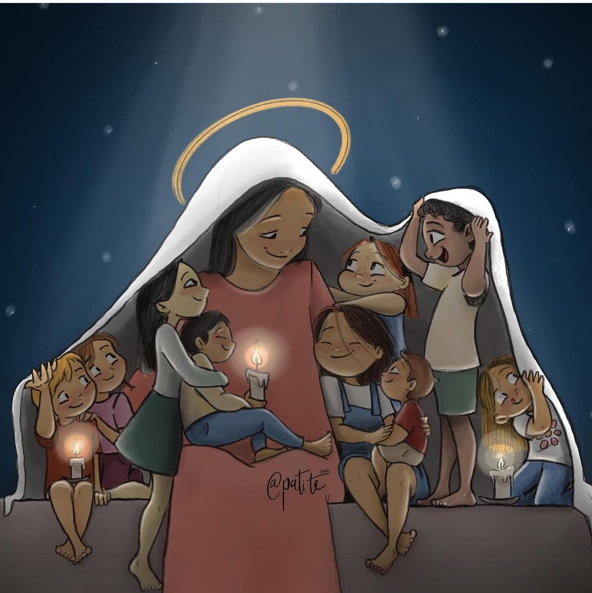 patite3's tweet photo. El #SabadoSanto es un día para buscar la compañía de María. 
Ella nos contará que su hijo triunfará y que la muerte no es final del camino.
#SemanaSanta2025 https://t.co/81534hzFlz