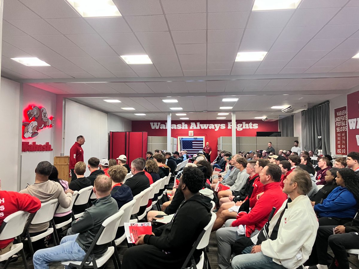 Olmy Olmstead (@coacholmy) on Twitter photo I’m thankful & fired up for all of the <a href="/WabashFB/">Wabash College Football</a> alums & recruits that came to visit us today!
WABASH ALWAYS FIGHTS! I’m thankful & fired up for all of the <a href="/WabashFB/">Wabash College Football</a> alums & recruits that came to visit us today!
WABASH ALWAYS FIGHTS!