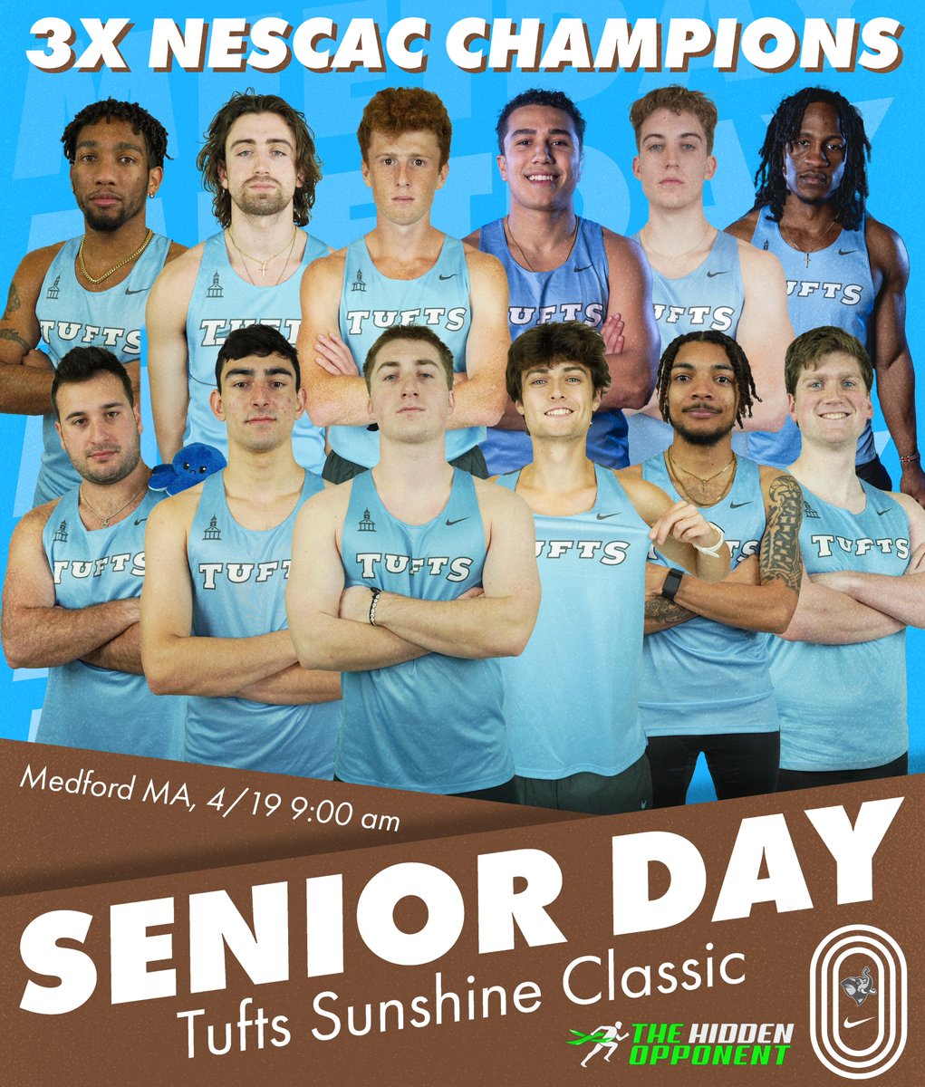 TuftsJumbos's tweet photo. MTRACK | MEET DAY!

...and Senior Day too!

Congrats to our graduating class of 2025 and thank you for all of your hard work for the Jumbos!

Full squad in action at the Sunshine Classic!

Proud to partner with The Hidden Opponent for our last meet before NESCACs!

#GoJumbos // #JumboPride // #d3tf