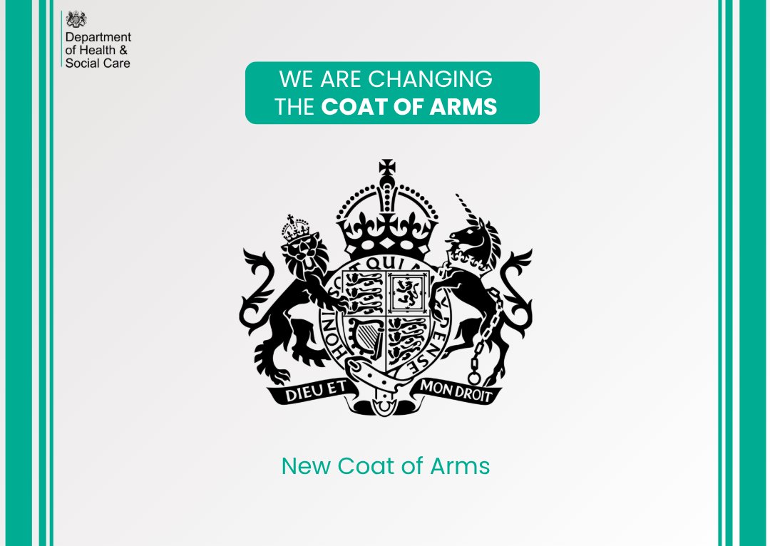 🇬🇧👉We are changing the Coat of Arms, here is the New Coat of Arms.