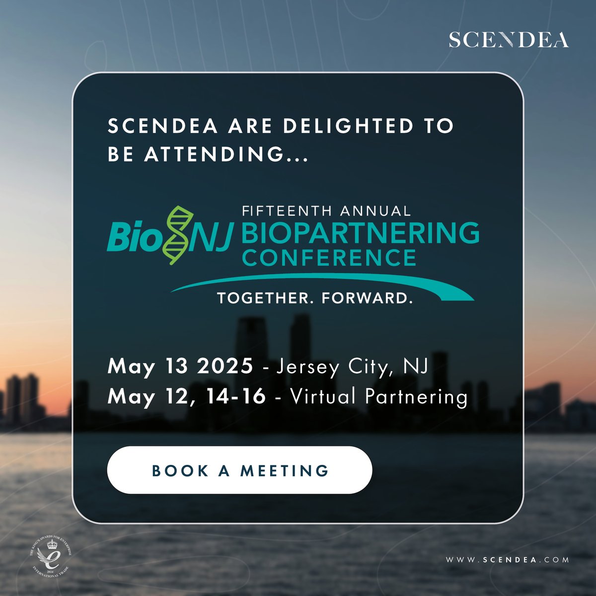 scendea's tweet image. Our Director, Paul Cronin, is delighted to be visiting New Jersey next month for the Bio New Jersey Conference. Our Head of BD, Meredith Manuel, will also be available for the virtual partnering. Book a meeting today - scendea.com/contact
-
#USbiotechevents #regulatorysupport