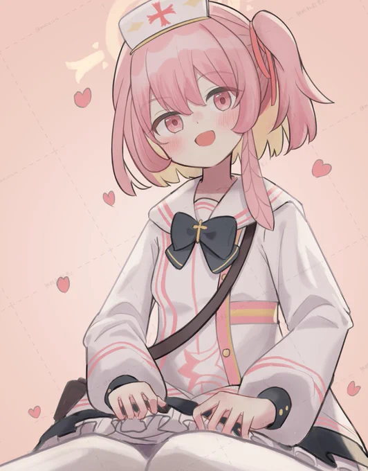 いつの間にか背後で膝枕の準備をしていたセリナ#ブルアカ 