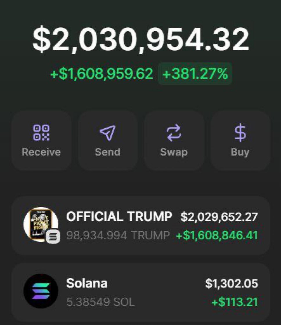 Every wallet gets 2,000,000 $TRUMP 

Just drop your $SOL address

Follow @_MemeTrumpsolBA &amp; RT 🔄

8888 First 👇⏳

#SolanaAirdrop #Solana