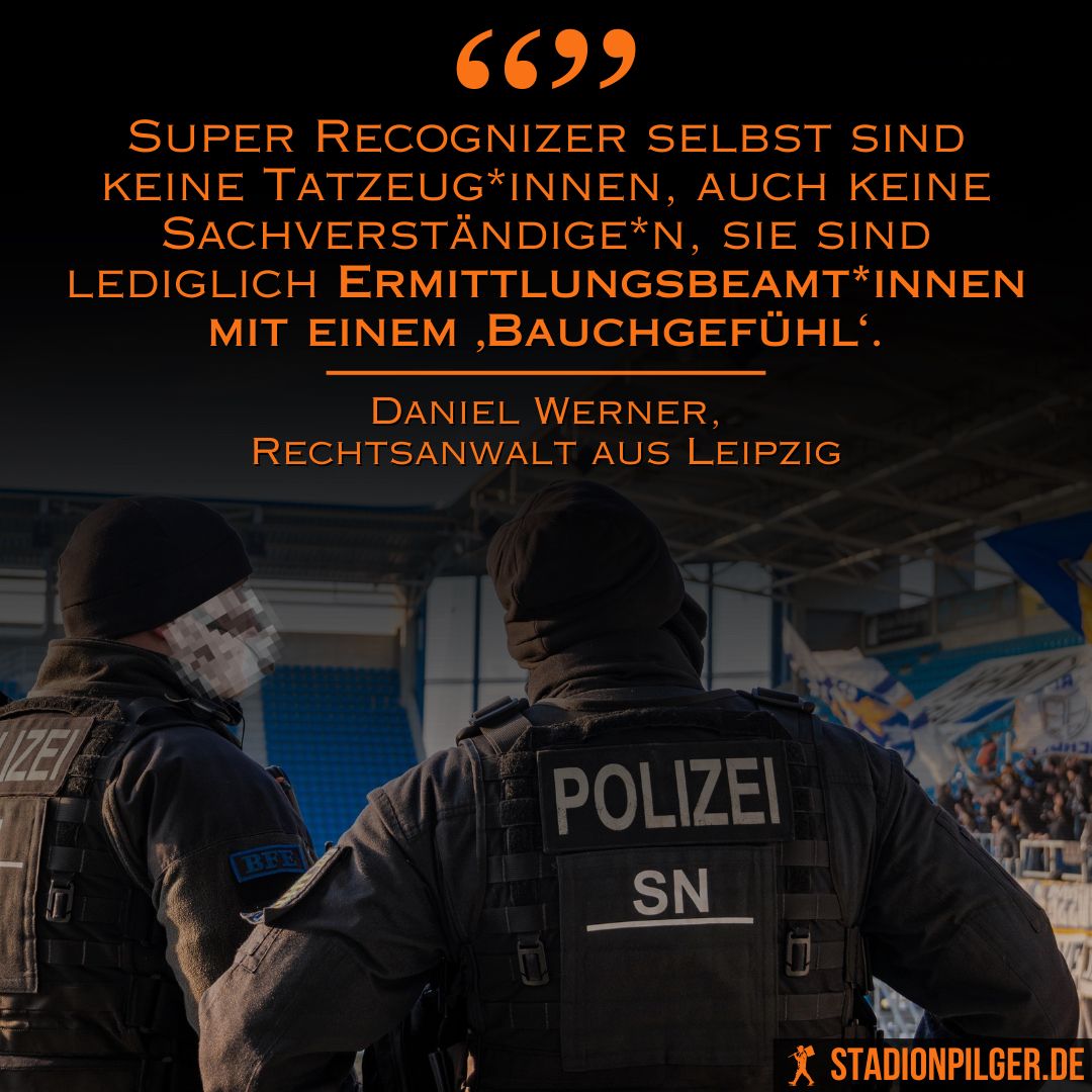 Was passiert, wenn „Bauchgefühl" zur Beweismethode wird?
Superrecognizer werden von der Polizei als neue Wunderwaffe gehandelt. Doch was steckt wirklich dahinter?
Erfahrt mehr im Gastbeitrag auf:
🔗 stadionpilger.de
📷 @fantastic_floodlights