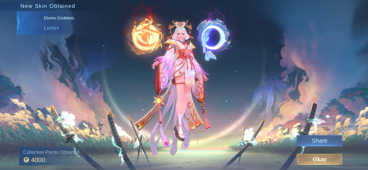 getting this skin as if i daurnt suck at using lunox 😭😭😭😭😭