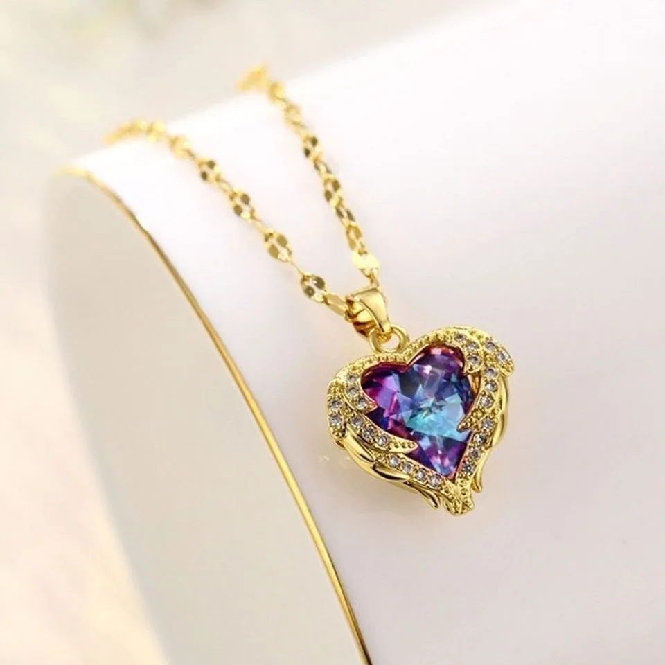 SwipeKart's tweet photo. Add a pop of magic to your style 💜✨
Our Mystic Heart Pendant features a radiant multicolor crystal wrapped in a gold heart. Perfect for gifting or glowing up your look!
Shop now 👉https://t.co/bRqY0JgBRA
#JewelryLove #HeartPendant #CrystalVibes #StyleSparkle https://t.co/Tyte9LeXdG