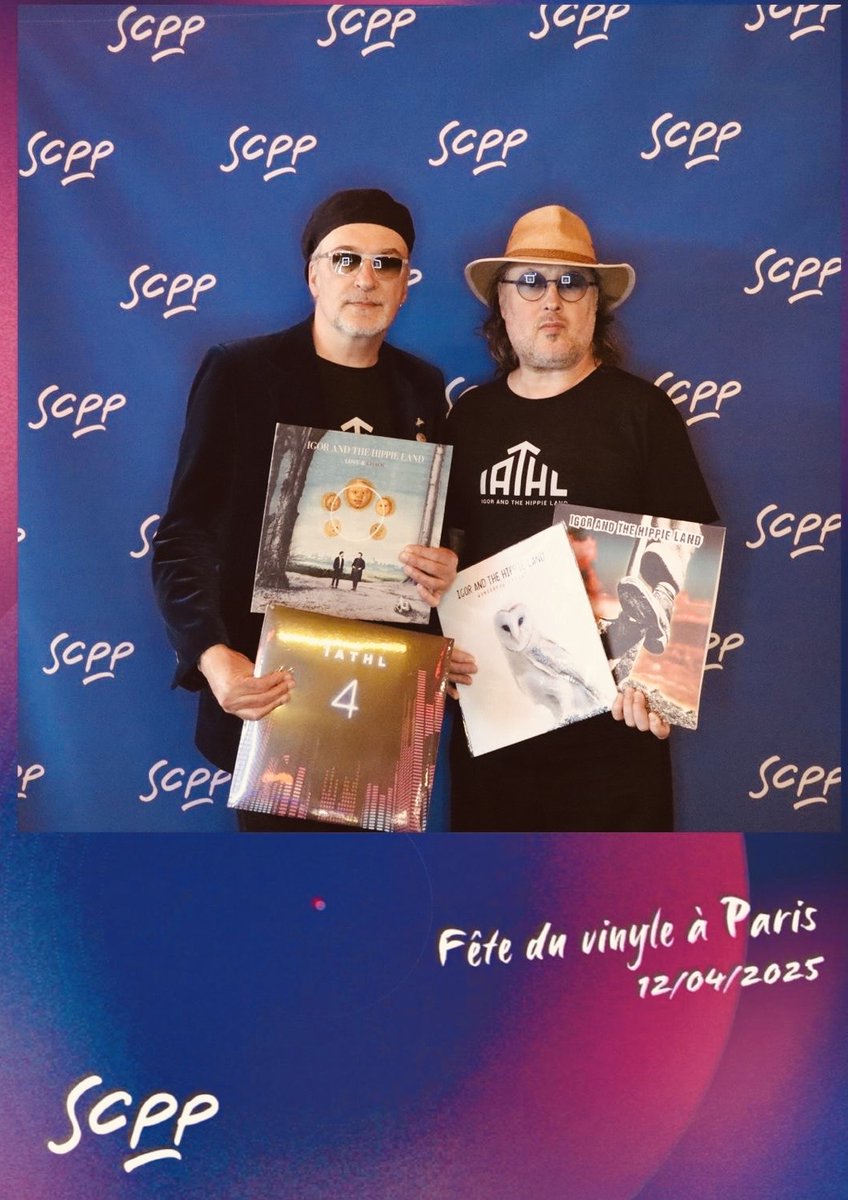 IGORHIPPIELAND's tweet photo. Paris @groundcontrol with @scppinfo for the record Day 12.04.2025 https://t.co/qMBQPPKA44