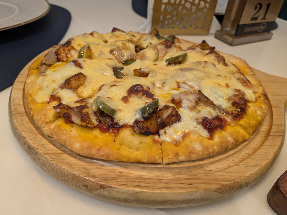 OrderOfEntropy's tweet image. Kuboos, Labane with meat balls, Pizza and beef cheese burger from Chef Lebanon, Kottakkal.