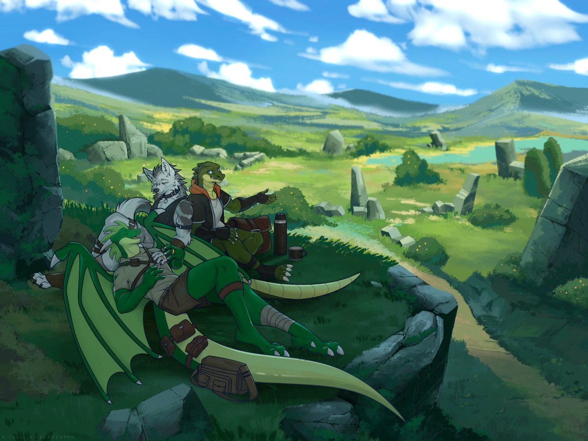 kerac_fa's tweet image. Good things come in threes
Happy trio anniversary! ❤️ - with @TwistedSnakes, @espilax
🎨: @masterblader191