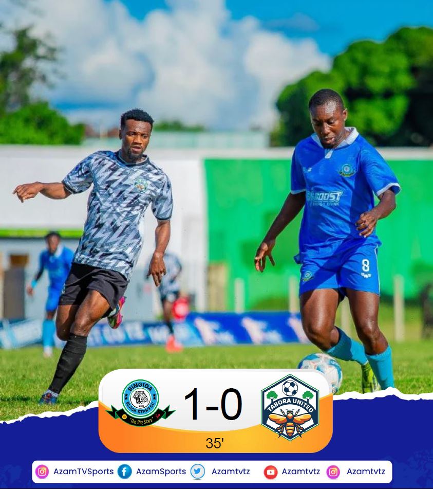 azamtvtz's tweet photo. 35’ | #NBCPL

Singida BS 1-0 Tabora United

LIVE #AzamSports1HD

#NBCPremierLeague #LigiKuuYaNBC #NBCPL #NBCPLUpdates #SingidaBSVsTaboraUnited #SingidaBS #TaboraUnited #TaboraSingida https://t.co/w02kiYOGsI
