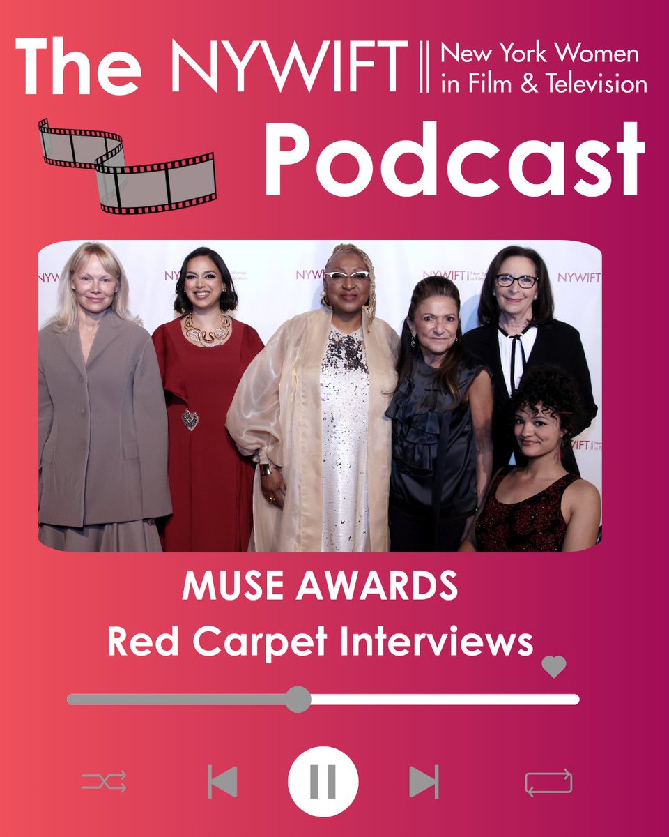 NY Women in Film & TV (@nywift) on Twitter photo We’re still inspired by our honorees and their powerful words at the 45th Muse Awards! 💫 This week on The <a href="/NYWIFT/">NY Women in Film & TV</a> podcast: live from the red carpet with <a href="/versharma/">Versha Sharma</a>, <a href="/misscortes/">Lisa Cortés</a>, Marissa Bode, <a href="/amyent/">amy entelis</a>, Celia Costas & more!
🎧 Listen now: bit.ly/4ilHsW2 We’re still inspired by our honorees and their powerful words at the 45th Muse Awards! 💫 This week on The <a href="/NYWIFT/">NY Women in Film & TV</a> podcast: live from the red carpet with <a href="/versharma/">Versha Sharma</a>, <a href="/misscortes/">Lisa Cortés</a>, Marissa Bode, <a href="/amyent/">amy entelis</a>, Celia Costas & more!
🎧 Listen now: bit.ly/4ilHsW2
