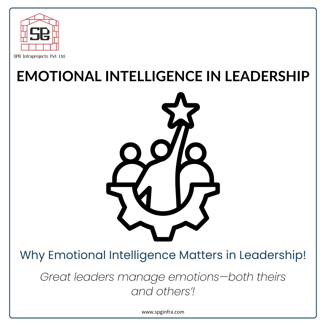 spginfraproject's tweet photo. Being a leader is not just about skills—it’s about understanding people. Emotional intelligence (EQ) helps leaders build strong relationships and foster a positive work culture.
#LeadershipEQ #EmotionalIntelligence #LeadWithEmpathy #StrongLeadership #SPG #SPGInfra https://t.co/v0aeRuOtRV