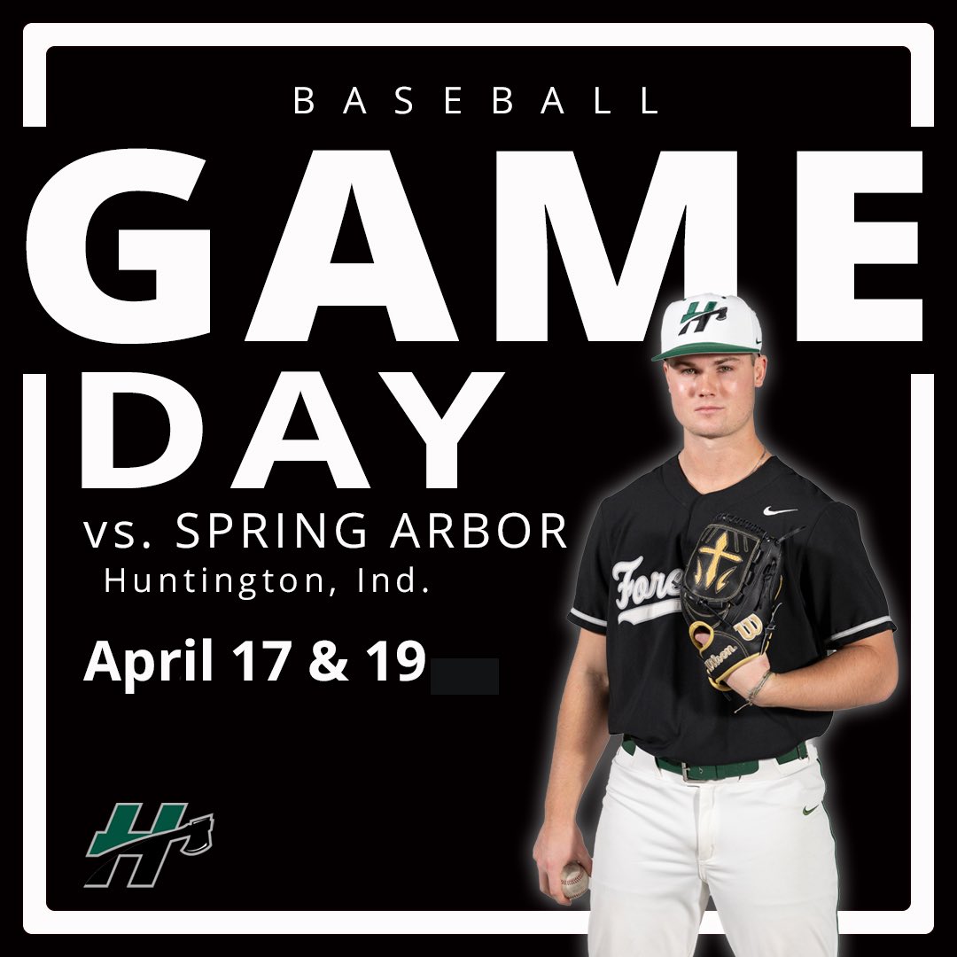 HU_Sports's tweet photo. ⚾️ | #GameDay

💥TIME CHANGE💥
🕒 3:00 PM

📍Forest Glen, Huntington, Ind. 

📺 https://t.co/HQlc9izjsW
📊Gm 1: https://t.co/rAU8pIB8F5
📊Gm 2: https://t.co/8IDTV1XnAF

🌲 #LetsGoHU https://t.co/GHl4bW4r3a