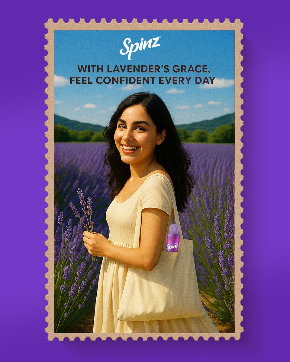 SpinzIndia's tweet image. Let your day bloom with Spinz Deo💜
.
.
.
.
#Spinz #Deos #SpinzYourWorld #Fragrance #Freshness #CavinKare #MakingLivesHappier #Stampverse #Trending 

[ Spinz, Spinz India, Spinz Deo, Floral Fragrance, Freshness, Floral Scent, Long Lasting, Stampverse ]