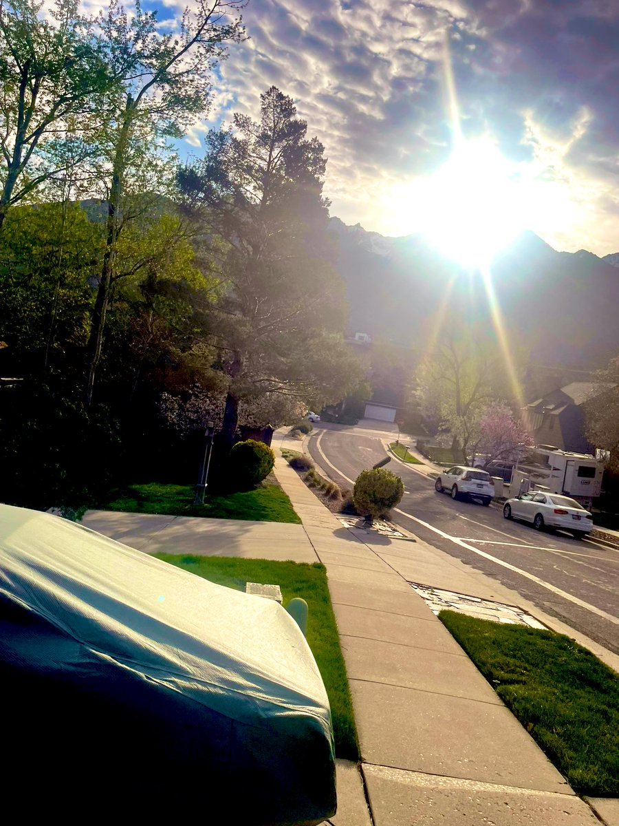 LoreleiEllen's tweet image. Good morning from Utah!!!

🌄 

#HelloSpring