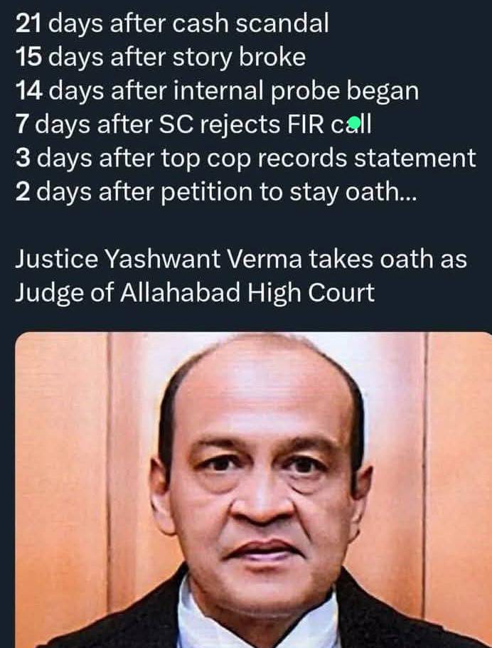 caykswami's tweet photo. ना खाता ना बही
हम कहे वही सही।

शर्म हमको आती नही?
 #make_judiciary_accountable https://t.co/W3dK9EGdkd