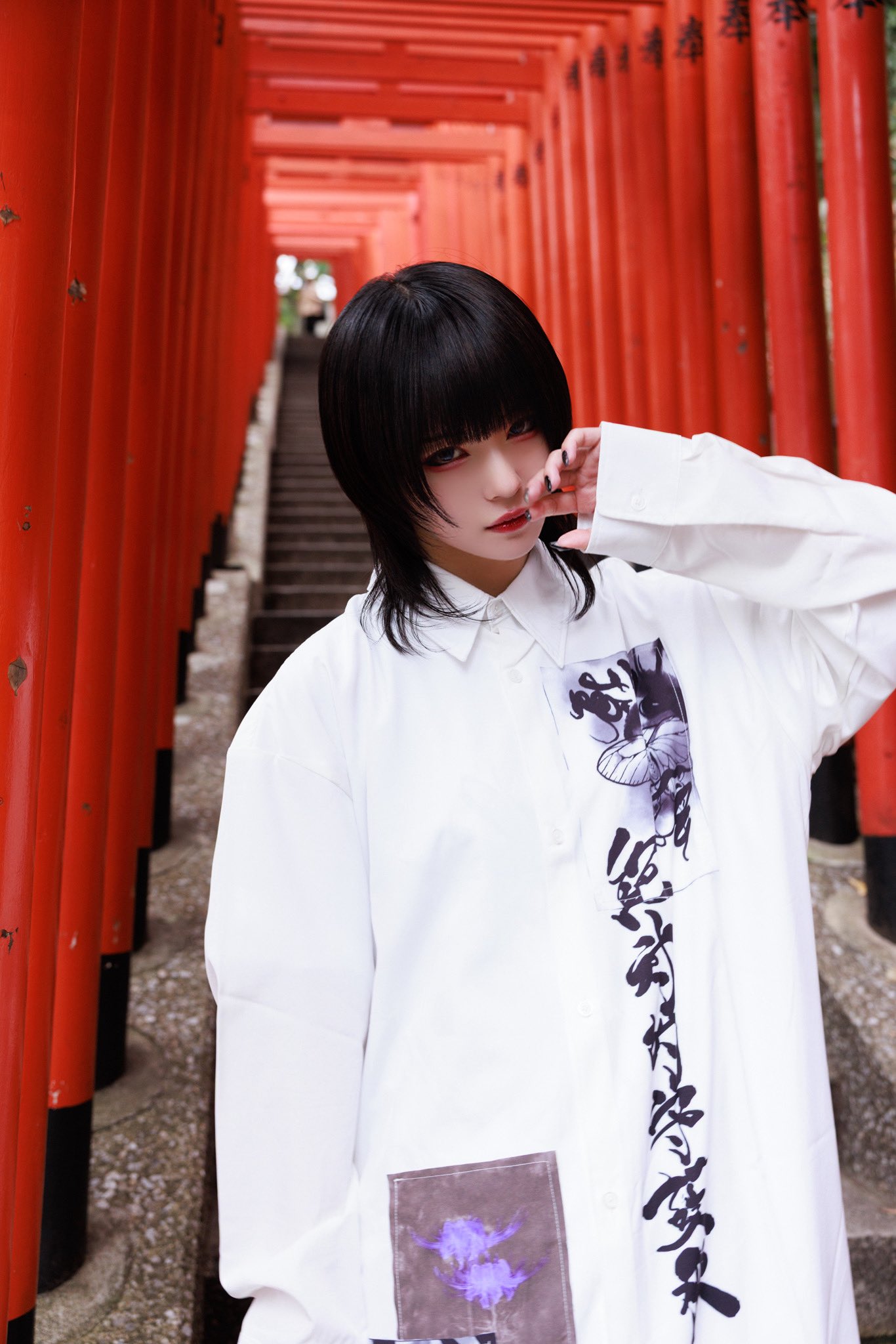 AdaNous【アダナス】曼珠沙華 Black×Gray てのひらえる AdaNous【アダナス】