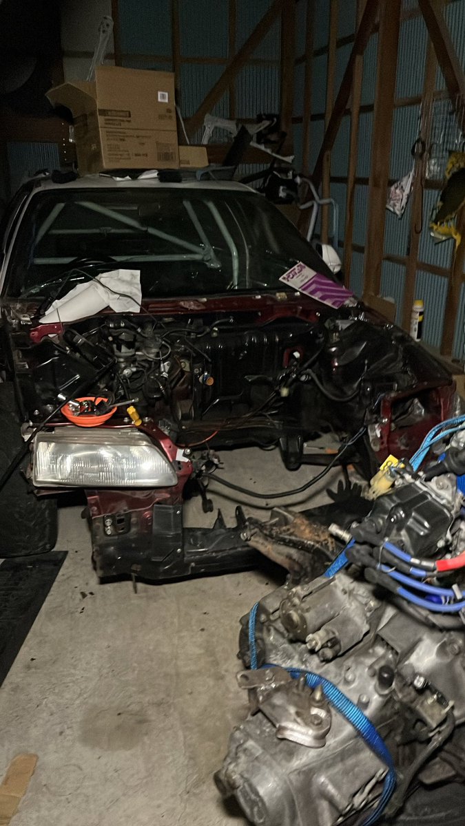 エンジン降りた