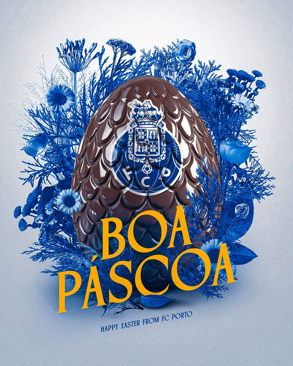 Uma feliz e santa Páscoa a todos os Dragões🔵⚪

#InvictosDeCoração
