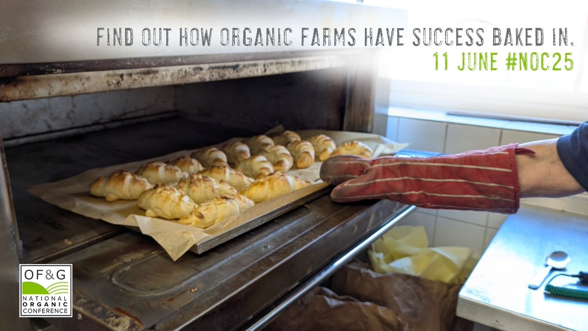 Use your loaf! Join us for the National Organic Conference on 11 June.
This year's annual gathering starts at Carr House Farm, where Caroline and Jessica Sellers run the Side Oven Bakery using cereals grown and milled on the farm. Sustainability has never tasted so good!
#NOC25