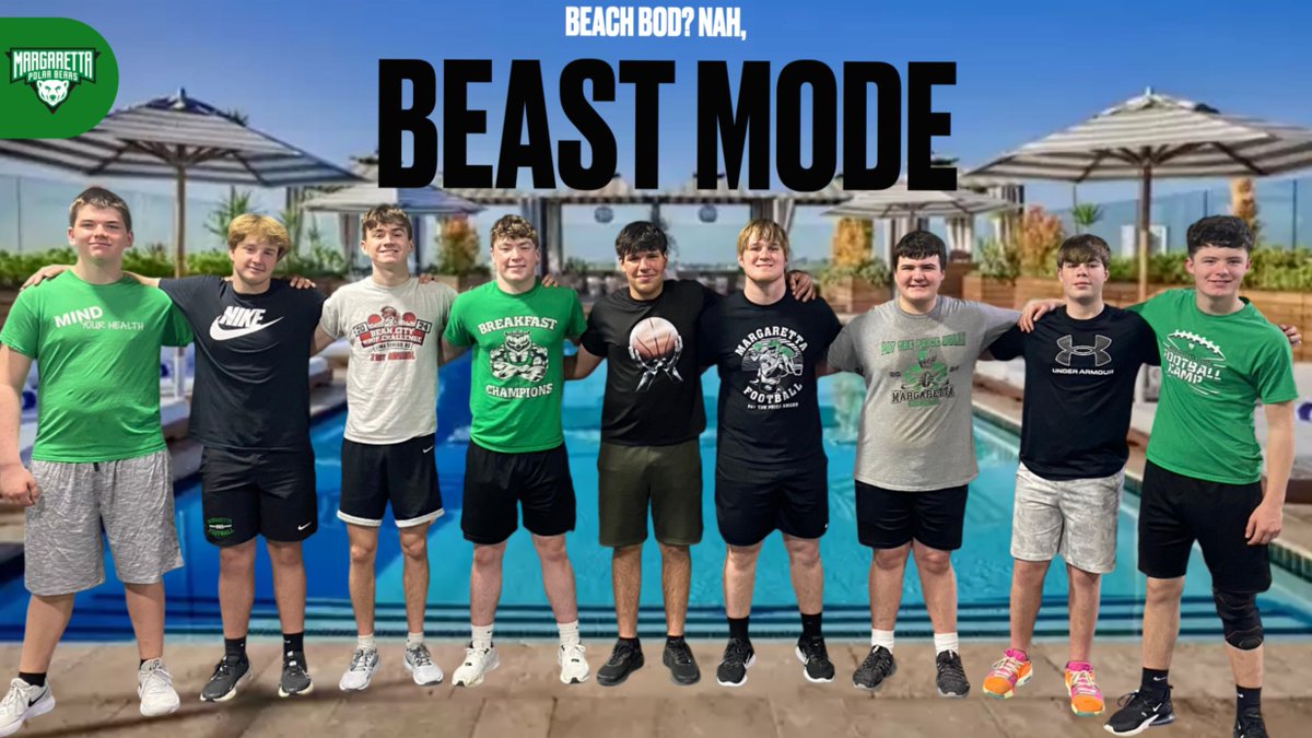 MargarettaFball's tweet photo. 💪Break the Mold, Not the Routine🏋️♂️
While some hit snooze, these Polar Bears hit the weights. Proud of the crew that showed up and chose the work over the break 🔥 That’s the difference. That’s the standard.
#SpringBreakLift #BuiltInTheOffseason #BreakfastofChampions https://t.co/dga2gg3waf