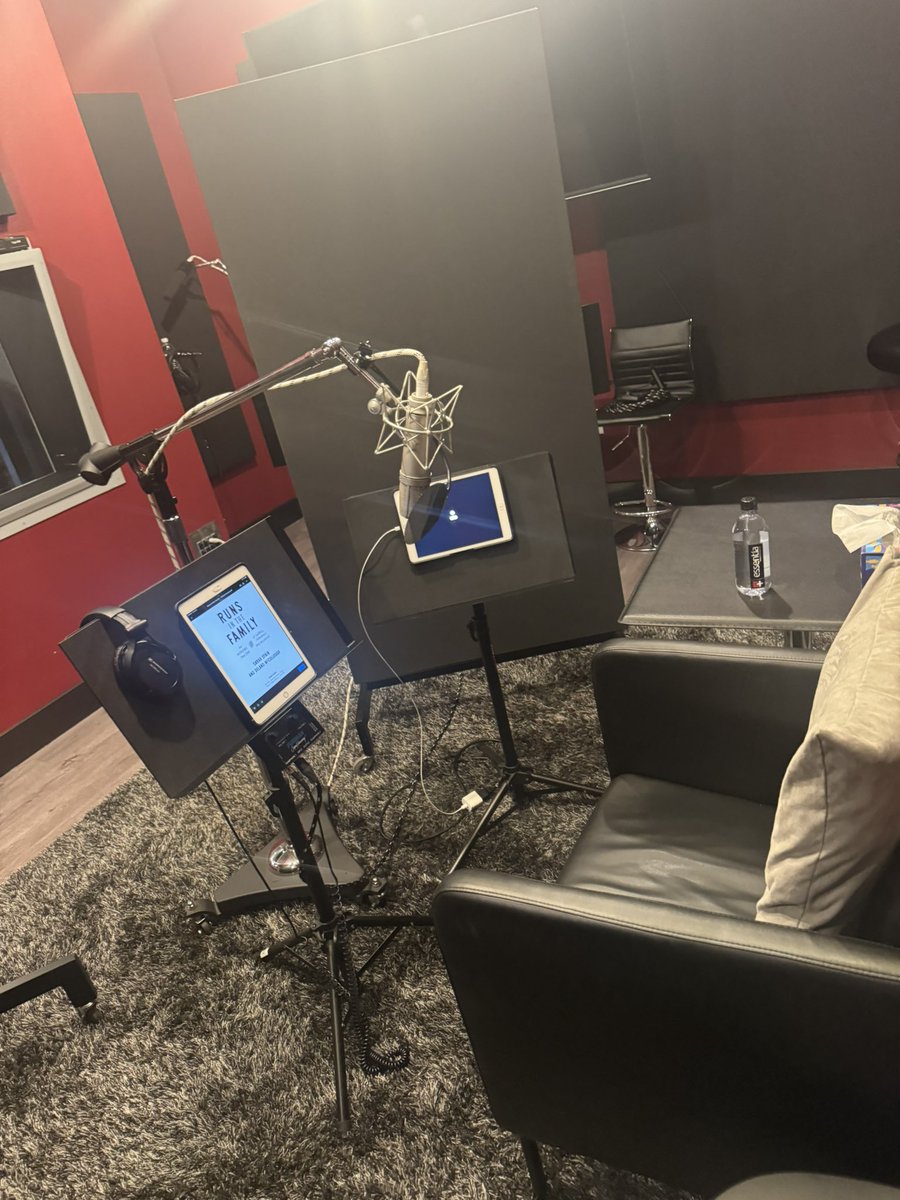 coachdmc's tweet photo. Knocked out my “Runs In The Family” audiobook recording! 🎙️🎧

The little bit I did read, got a little tongue tied, but my Diem coached me over the hump!!!

Pre-order the book AND the audiobook NOW! 

https://t.co/o0C2KnqgN3 https://t.co/TJKeIhQRJP