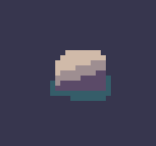 Day 618 on <a href="/basepaint_xyz/">BasePaint</a> : Stone People
I painted a stone on the surface of the water.