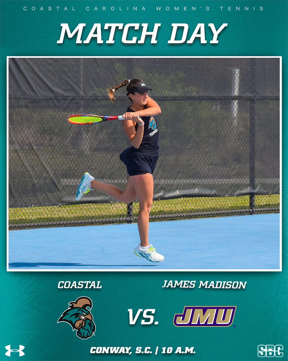 Senior Day!

Opponent: James Madison
Location: Conway, S.C.
Time: 10 a.m.

#ChantsUp | #TealNation