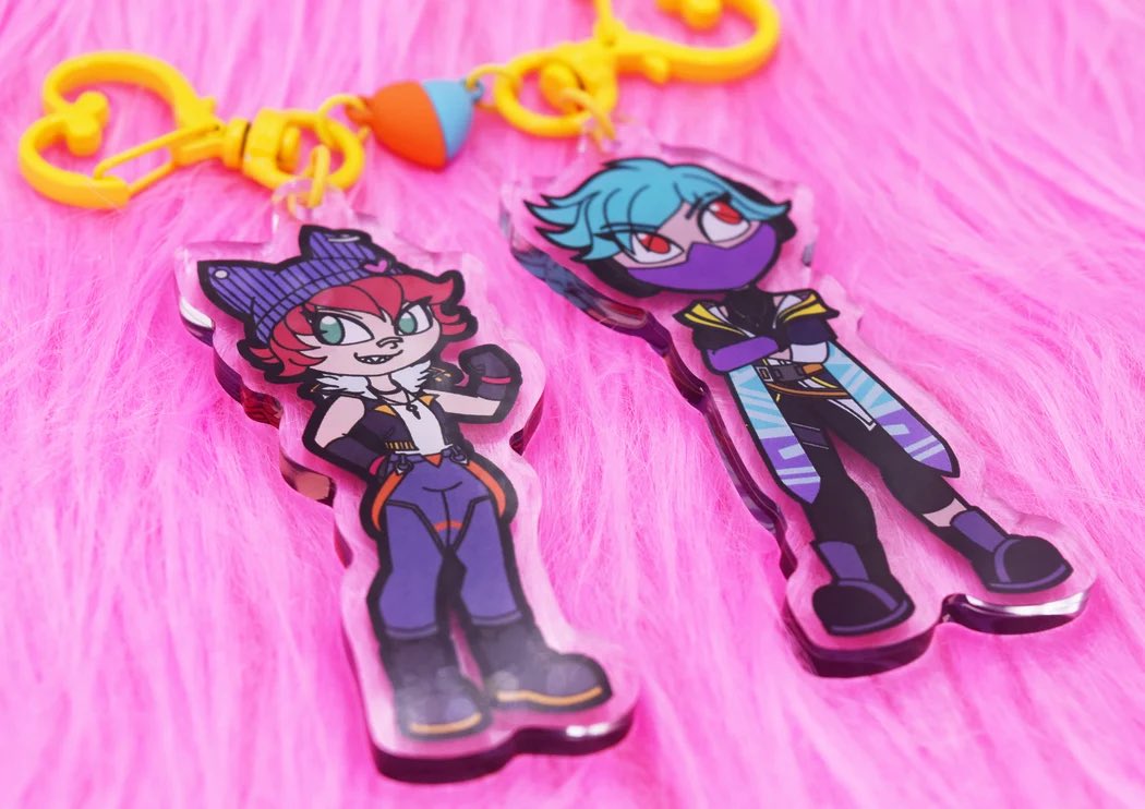 PossumPunk267's tweet photo. 🎶 Heartsteel Acrylic Charms 🎶

Each charm features a magnet so you can connect your favourite pair 💛

#heartsteel #LeagueOfLegends https://t.co/Wz06OCYb8a