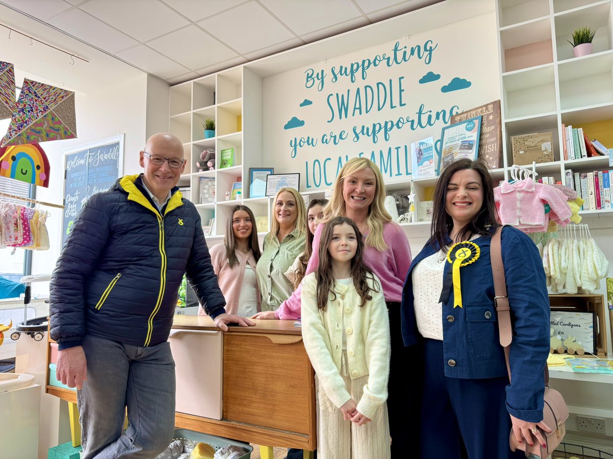 Sarah Masson (@_sarahmasson) on Twitter photo What a great day for <a href="/JohnSwinney/">John Swinney</a> to join the outstanding <a href="/KatyLoudonSNP/">Cllr Katy Loudon</a> in Hamilton.
Vote for <a href="/theSNP/">The SNP</a> on 5th June to elect Katy, who will follow in Christina's footsteps as a local champion. What a great day for <a href="/JohnSwinney/">John Swinney</a> to join the outstanding <a href="/KatyLoudonSNP/">Cllr Katy Loudon</a> in Hamilton.
Vote for <a href="/theSNP/">The SNP</a> on 5th June to elect Katy, who will follow in Christina's footsteps as a local champion.