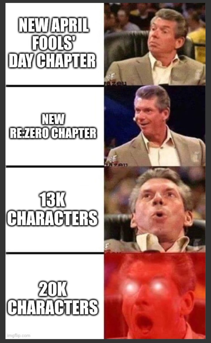 #rezero
#arc9
#rezeroarc9
#リゼロ
When Tappei delivers us a new chapter be like :