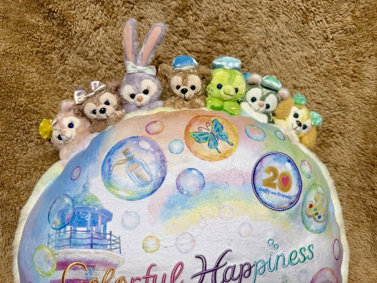 キター！
想像以上の可愛さだった
🦊🧸🐰🧸🐢🐱🐶
#ダッフィーフレンズ20周年