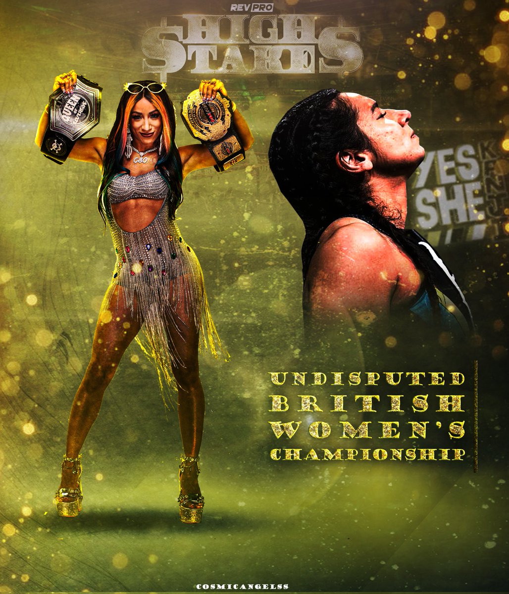 “I genuinely believe that anyone who holds the Undisputed British Women's Championship has the argument of saying they're the best in the world at what they do.”

— RevPro owner Andy Quildan

<a href="/RevProUK/">Revolution Pro</a> <a href="/KanjiDuku/">KanjiWrestles</a> <a href="/MercedesVarnado/">Último Moné</a> #RevProHIGHSTAKES #CEORevPro