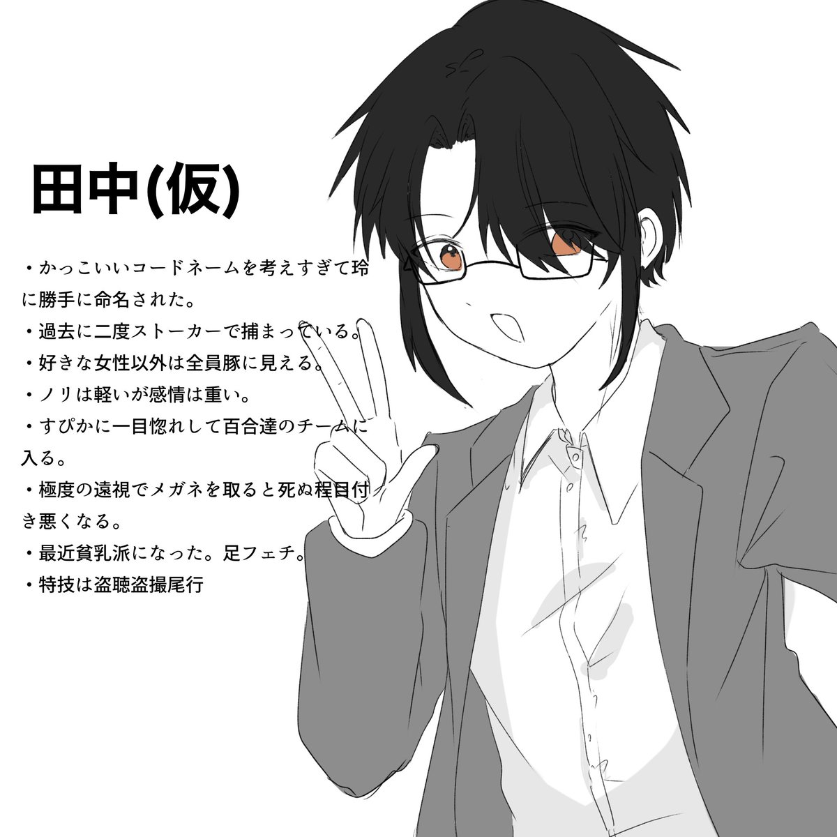 #デスゲームの準備をしてください

新キャラです。癖強すぎだろこいつ