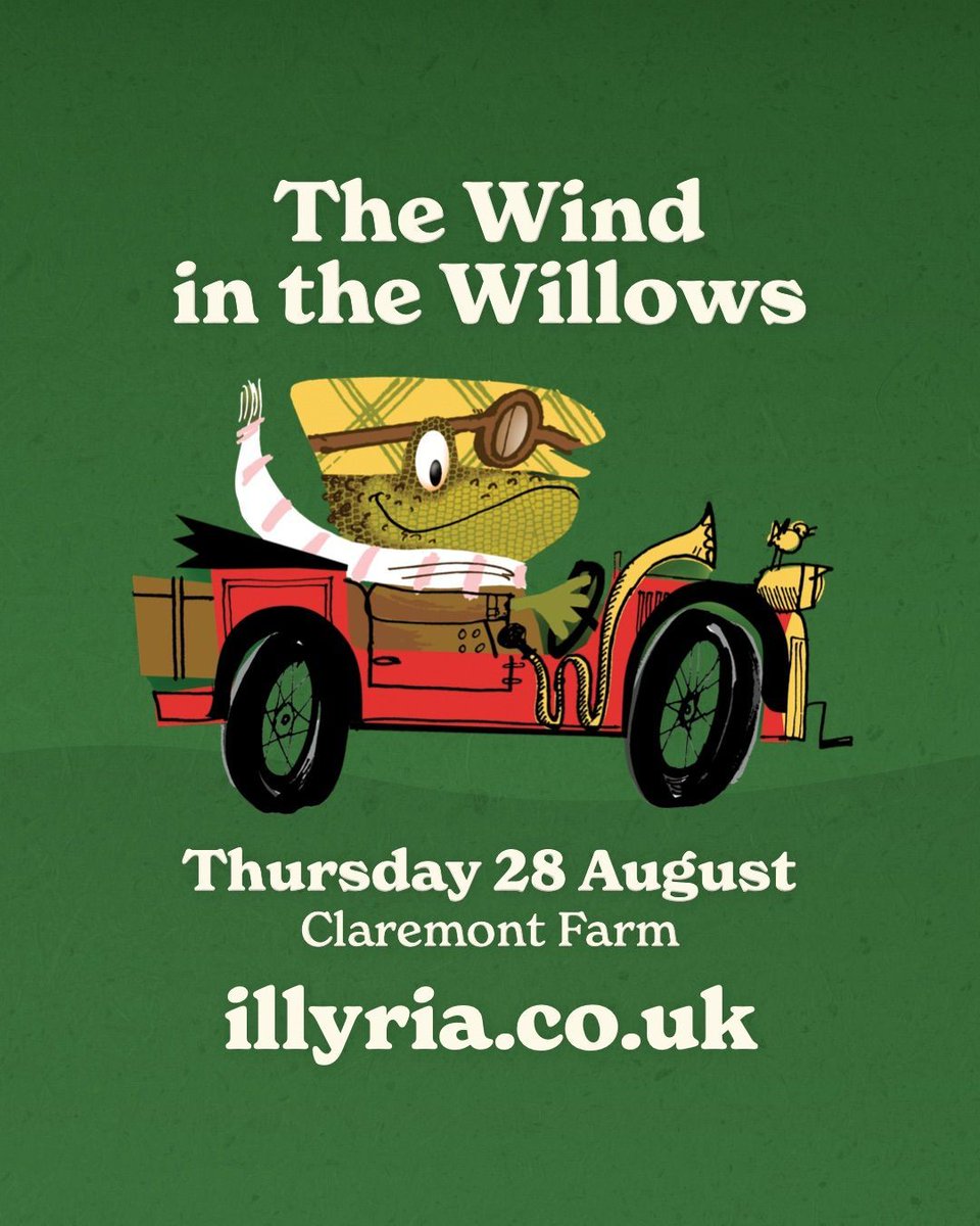 ShelterMSY's tweet image. A fun, family performance of The Wind in the Willows @Claremontfarm in aid of @Sheltermsy in the open air!

Mole, Badger &amp;amp; Rat&apos;s likes idyllic lives on the Riverbank are turned upside down when Toad reveals his latest obsession: a motorcar! 

eventbrite.co.uk/e/1033617837777