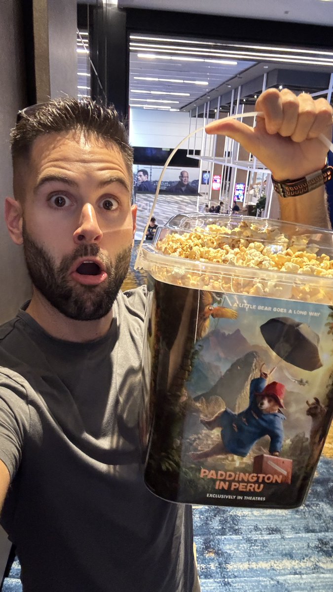 I know we are not the target demographic but we went to see the new Minecraft movie and I liked it! 😬
(Also, Thailand has the largest popcorn buckets I have ever seen...) 🍿