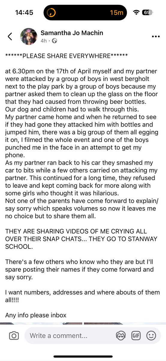 Sarah_Vicious's tweet photo. @StanwaySchool is these are your students you should be ashamed! https://t.co/1UC2zPG5qu