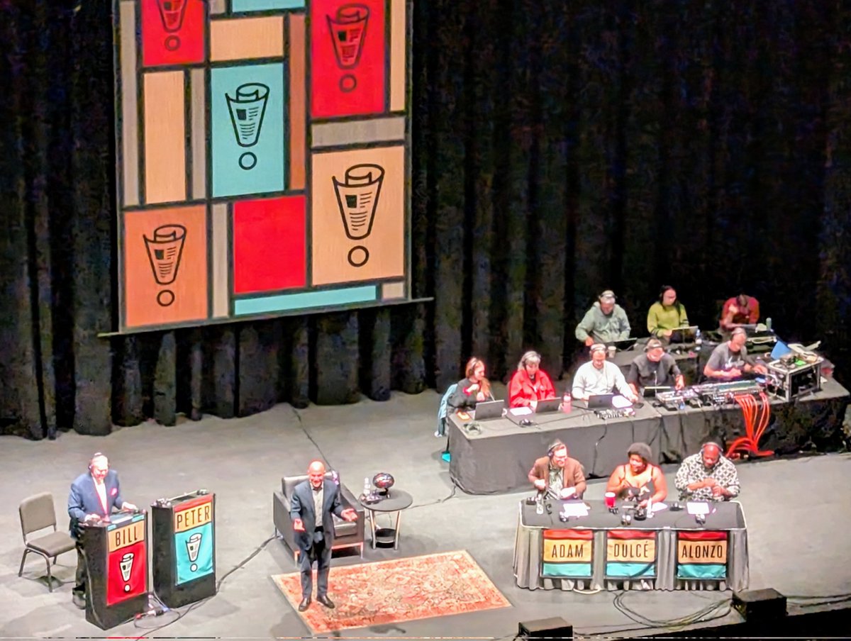 RaD_Adventures's tweet photo. We had a great time seeing "Wait, Wait, Don't Tell Me" recorded live at #DPAC on Thursday night and we're looking forward to listening to the episode today on #NPR. We have been lucky to see it recorded a few times over the years and it's always terrific fun! 😂 #WaitWait 😂 https://t.co/s7c8ABHVgb