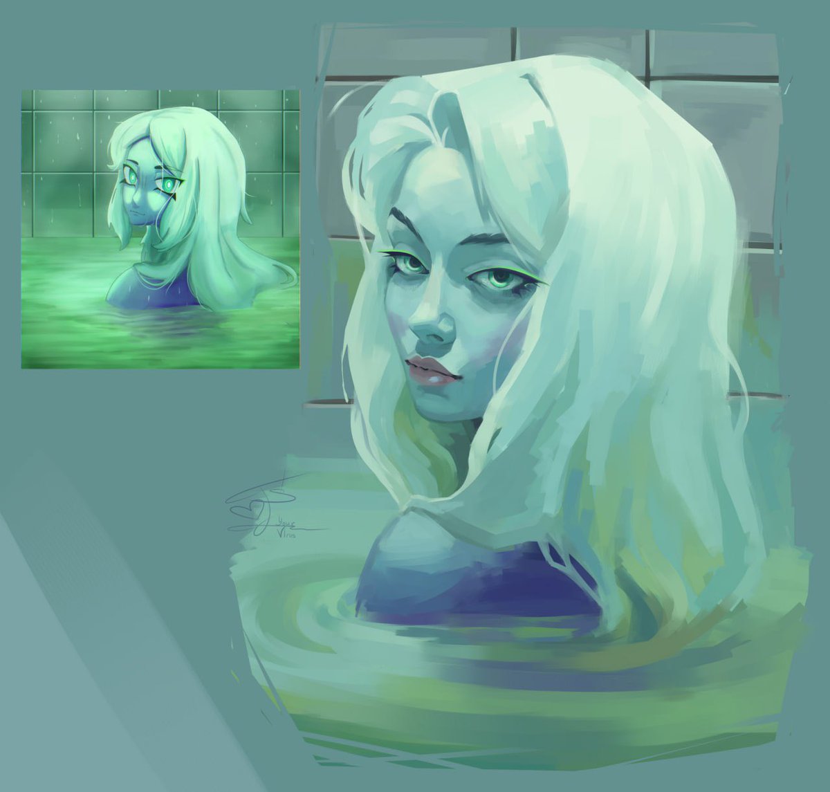 your_virus_'s tweet photo. A few little portraits.

#OC #digitalart https://t.co/BHQcpuf8Ig