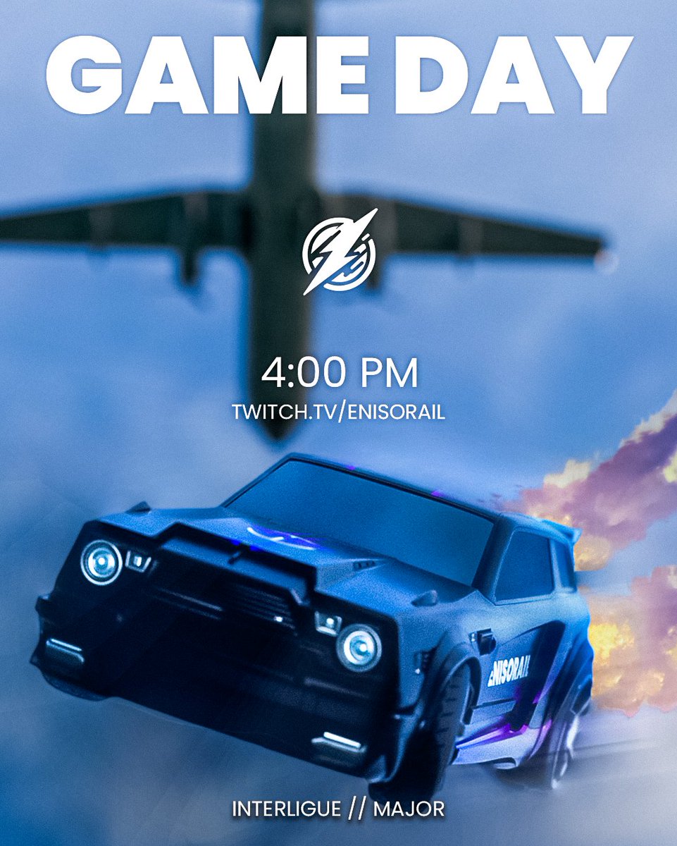 Enisorail's tweet photo. 🟣 Interligue / Rocket League ⚫️
          Major 2 / Round 2 
Apres une victoire facile on part pour le 2 ème match !
16:00
@Enisorail VS @team_qrysm Kaiju

#Interligue #RocketLeague https://t.co/IXtxkPhUXW